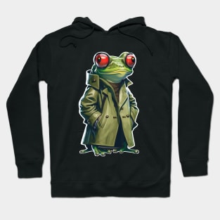 Frog in a coat Hoodie